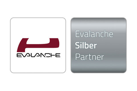Zu sehen ist das Partnerlogo von Evalanche für Silber Partner. wob ist Silberpartner.